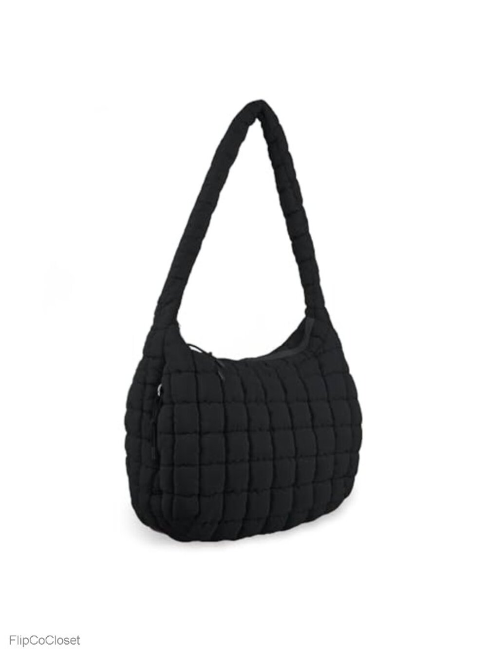 Quilted Puffer Tote Bag Lightweight Nylon Hobo Crossbody Shoulder Bag